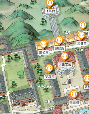 山東省廬山東林寺電子導覽、語音講解、手繪地圖等智能導覽系統功能上線了.png