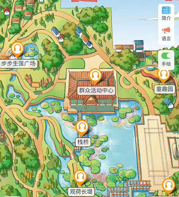 1629270157722118.jpg 正定蓮池公園無接觸式景點智能語音講解功能,快來圍觀.jpg