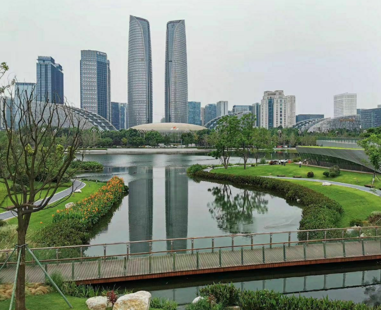 交子公園智能地圖導(dǎo)覽上線結(jié)合現(xiàn)場實景還原公園地圖.png